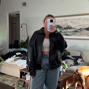 Vintage faux leather jacket - never worn, brand new.